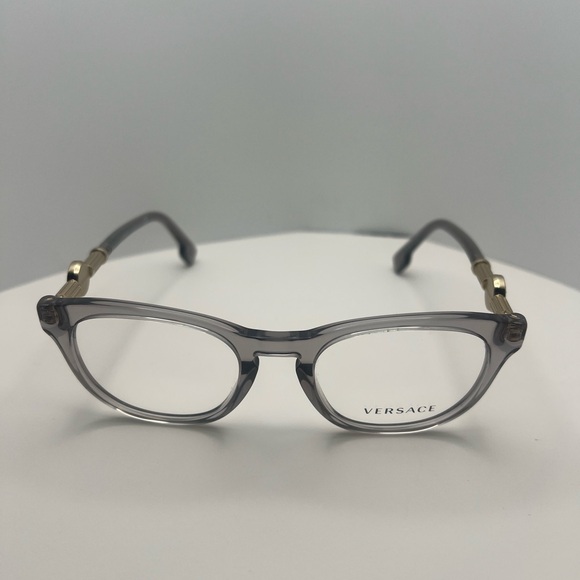 Versace Eyewear in Gray with Gold Details - Picture 4 of 6